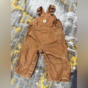 Carhartt Baby 6 mos Tan Overalls